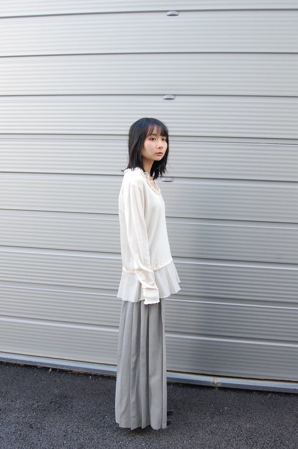Iwish by Yohji Yamamoto pleats skirt 상품이미지6
