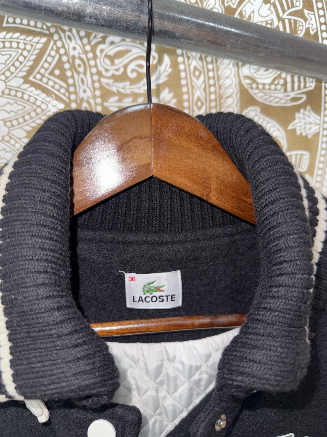 라코스테 여성 자수 블루종 바시티자켓 상품이미지5