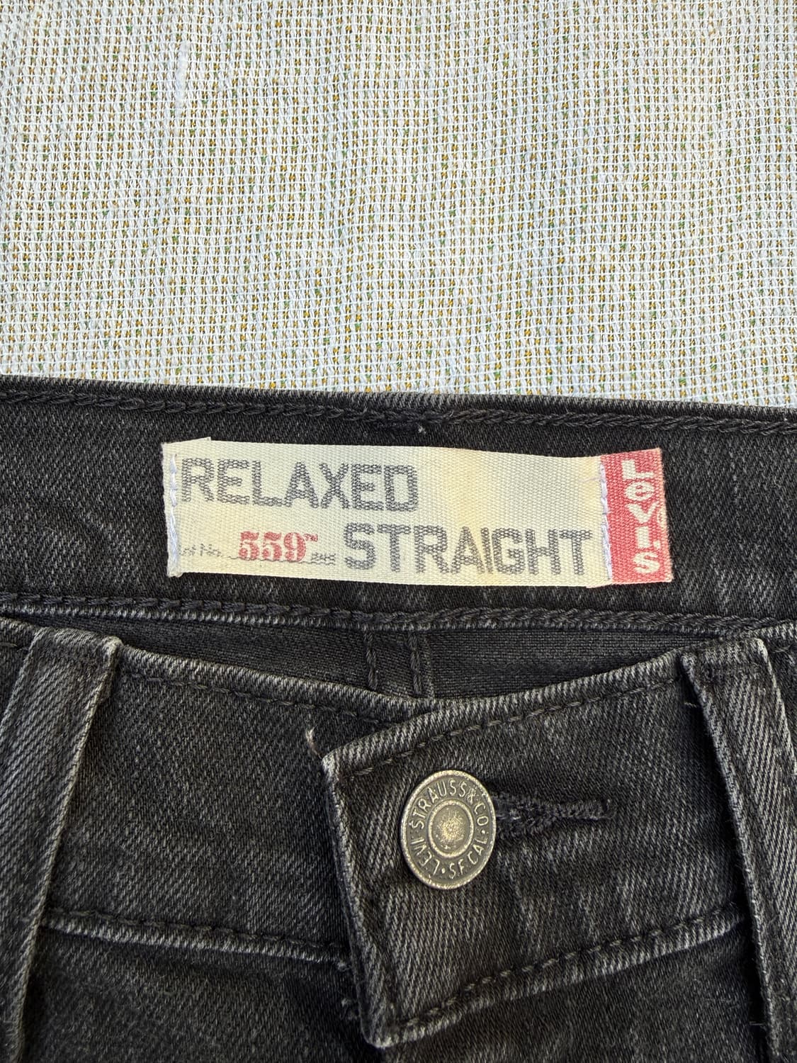 리바이스 559 흑청 31/32 블랭크탭 상품이미지3