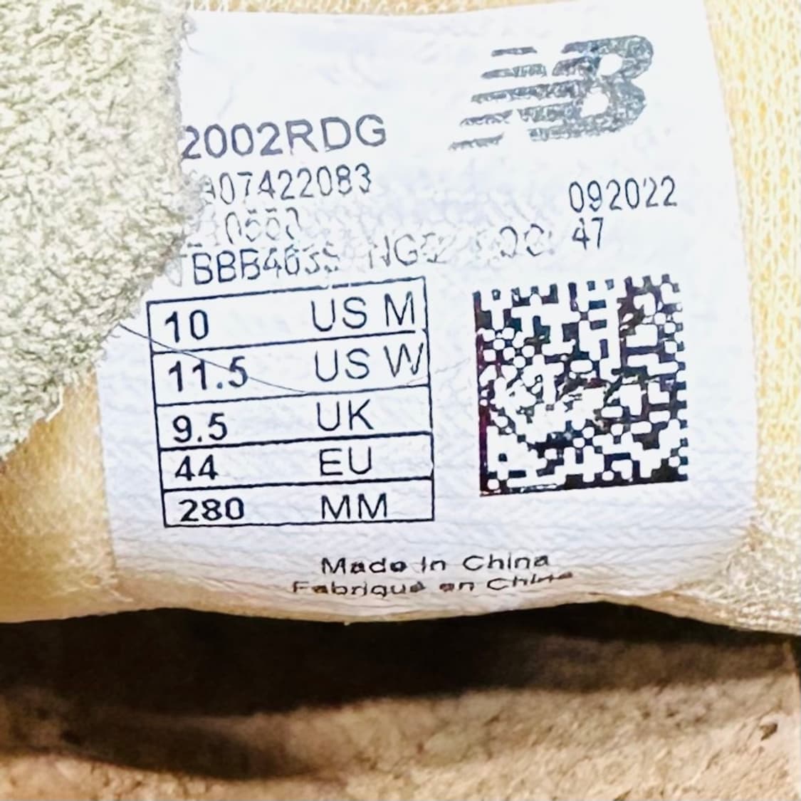 280) 뉴발란스 운동화 남성 남자 2002R 프로텍션 팩 디스트레스드 상품이미지9