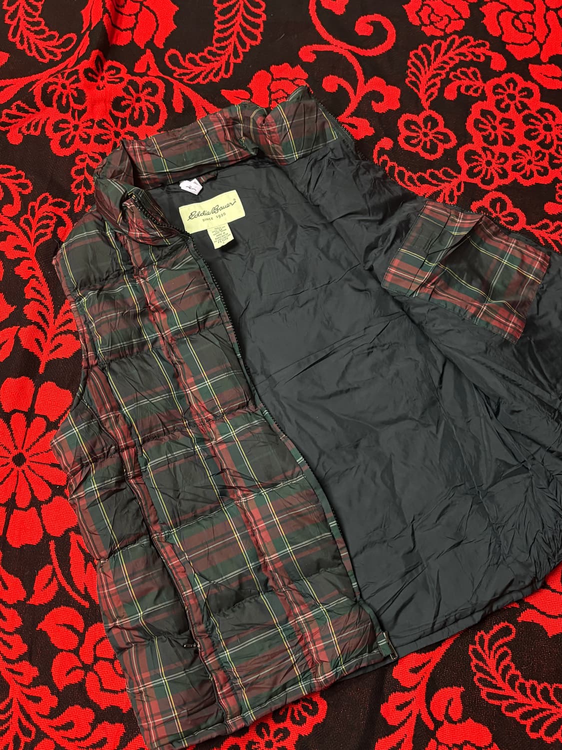 "Eddie bauer" flannel padded vest 상품이미지4