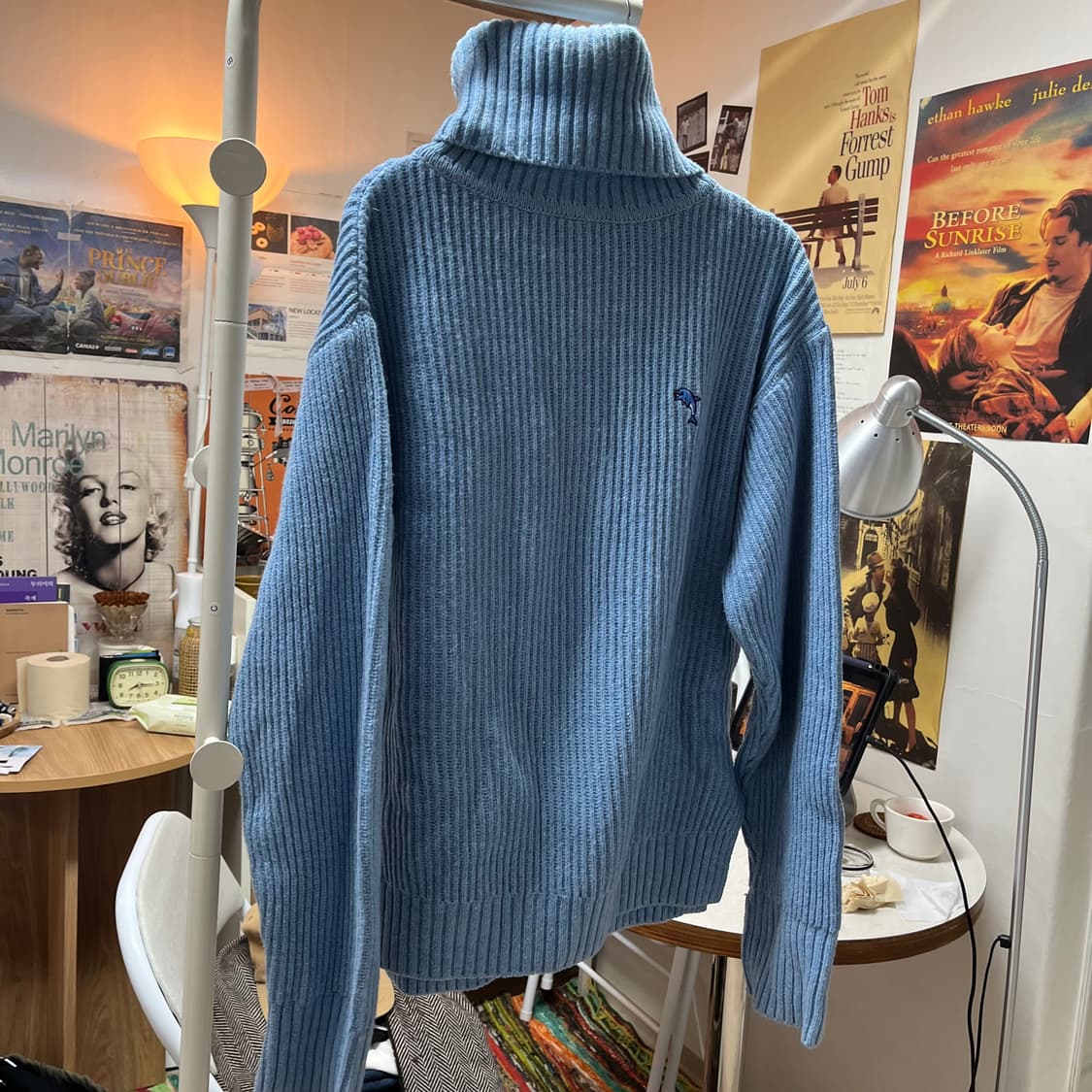 [L size] YK Studios 터틀넥 니트 상품이미지2