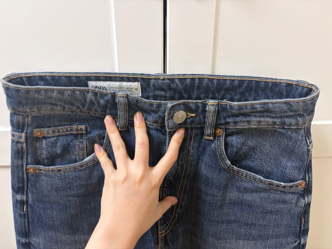 ZARA 와이드 데님 팬츠 (34) 상품이미지3