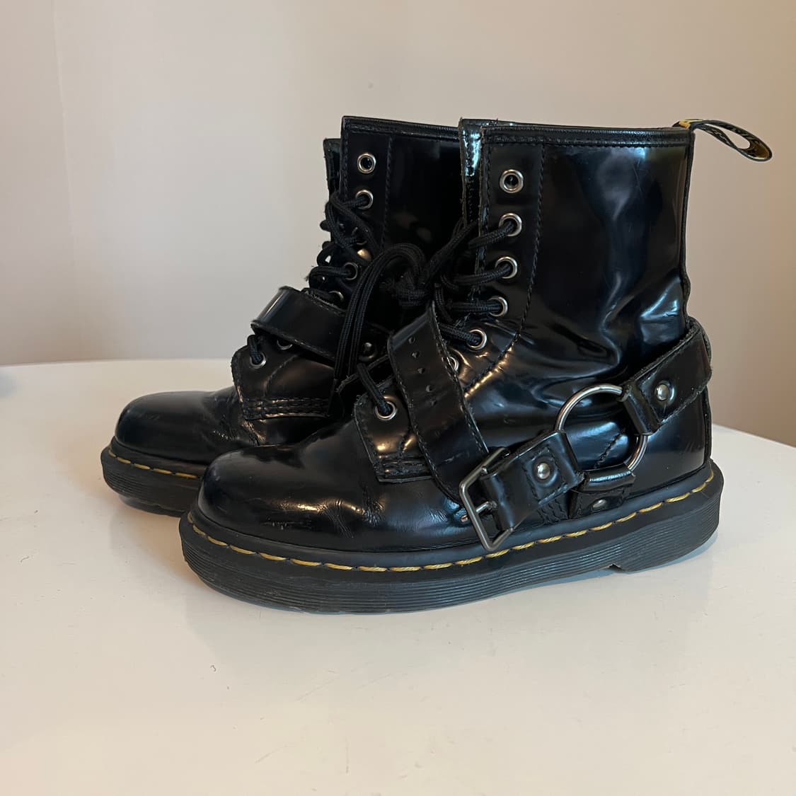 닥터마틴 1460 하네스 블랙 부츠 상품이미지2