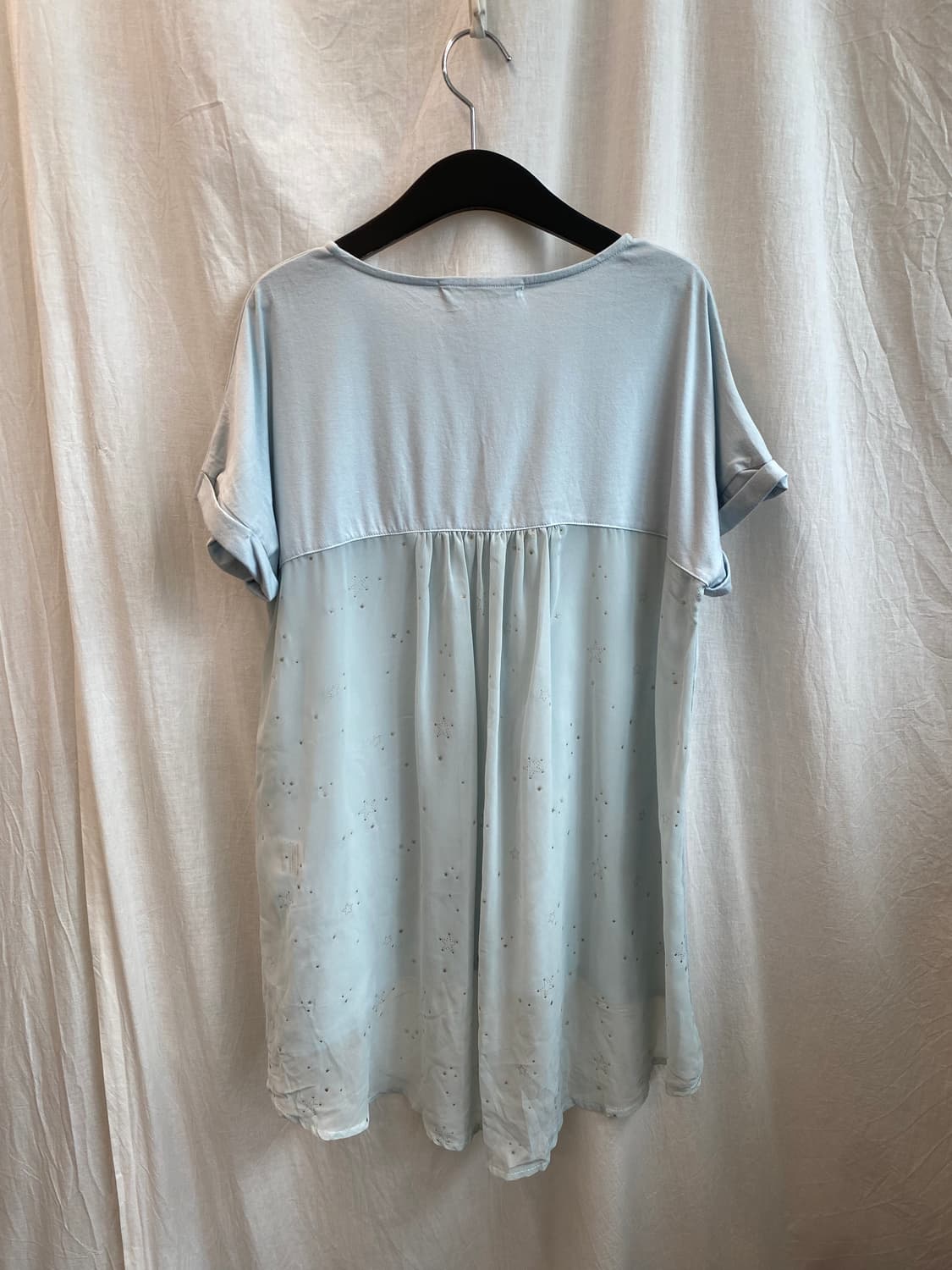 AS KNOW AS 백시스루 반팔티셔츠(M-L) 상품이미지2