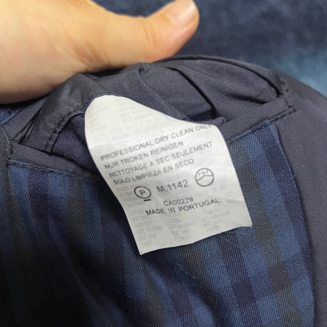 아쿠아 스큐텀 체크 라이닝 숏 자켓 MADE IN PORTUGAL 상품이미지8