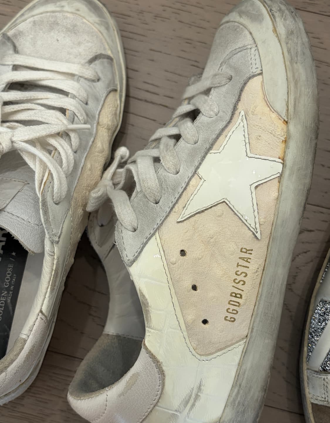 골든구스 화이트 스니커즈 상품이미지5