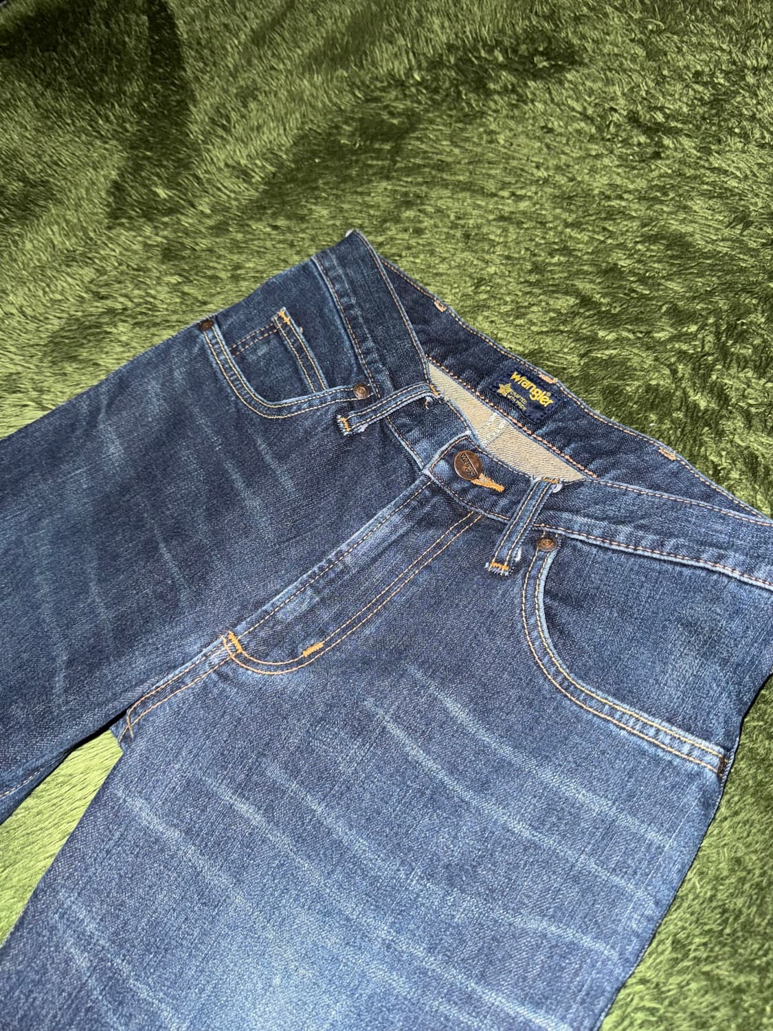 [28] Wrangler 랭글러 재팬 빈티지 워싱 데님 팬츠 인디고 상품이미지2