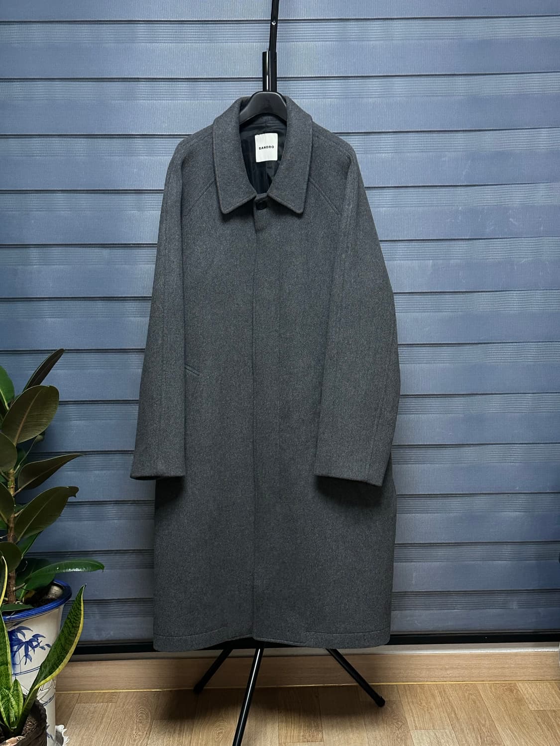 (새상품) 산드로 발마칸 울코트 L 상품이미지1