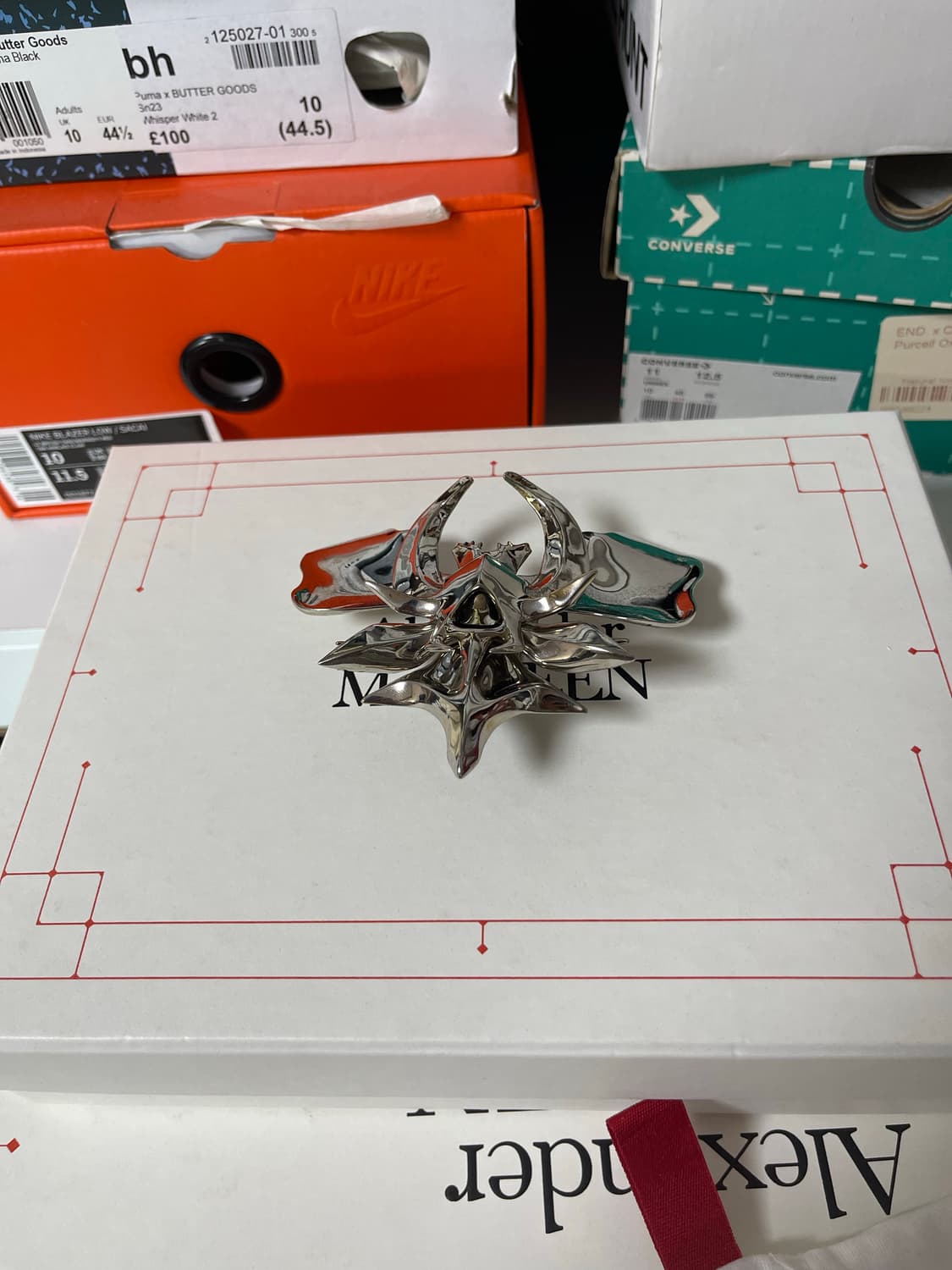 알렉산더 맥퀸 실버 반지 상품이미지1