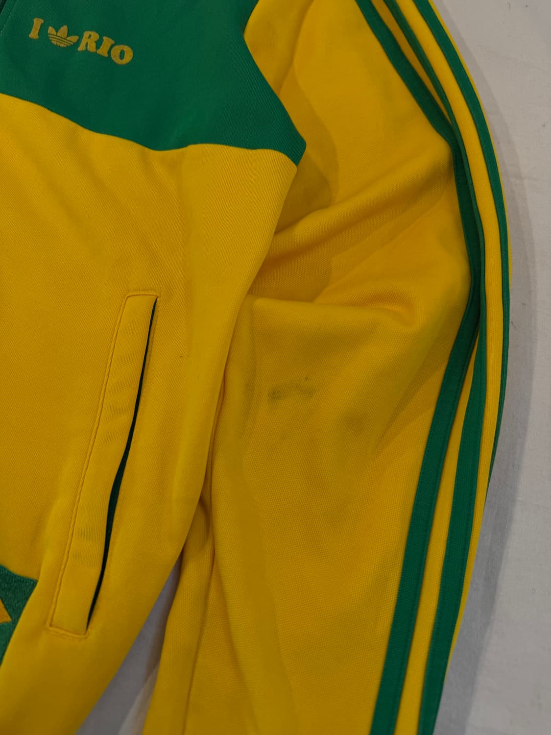 00s 아디다스 브라질 리오 데 자네이루 져지 옐로우 상품이미지2