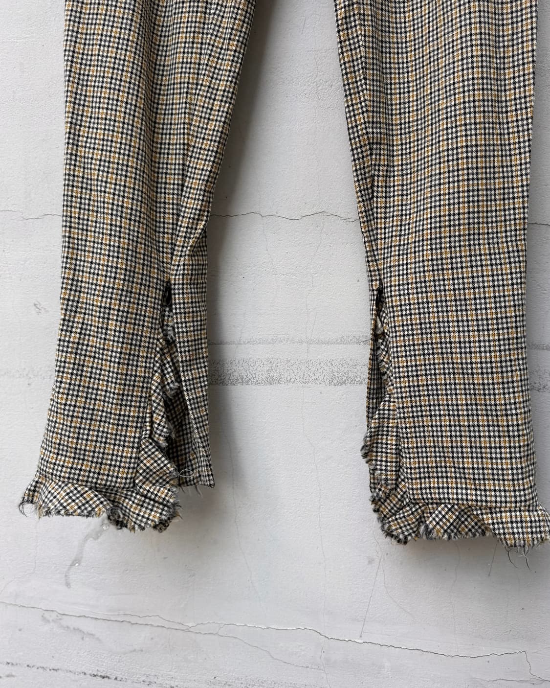 irene 체크 사이드 슬릿 트라우저 상품이미지3