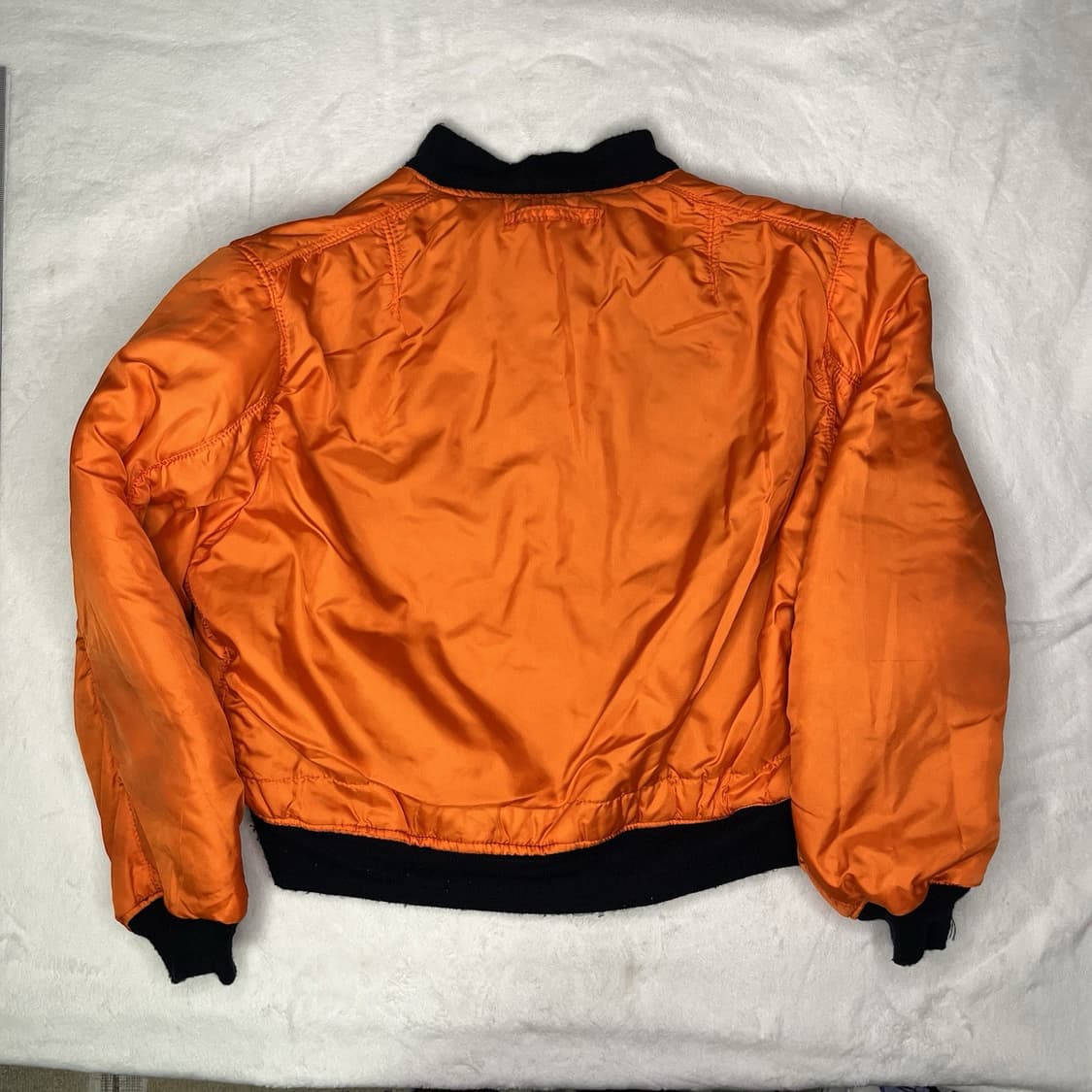 90s 미공군 납품용 알파인더스트리 MA-1 플라이트자켓 네이비 상품이미지7