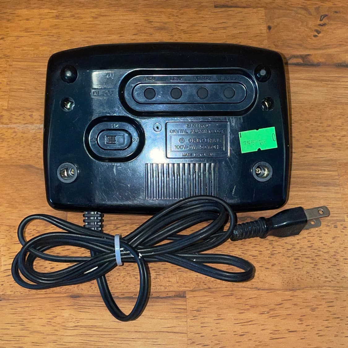 SEIKO DL503 Digital Table Clock (Black) 상품이미지4