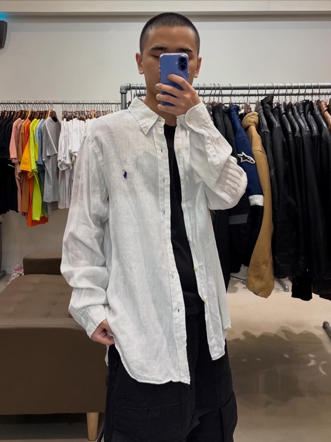 폴로 랄프로렌 린넨 셔츠 상품이미지8