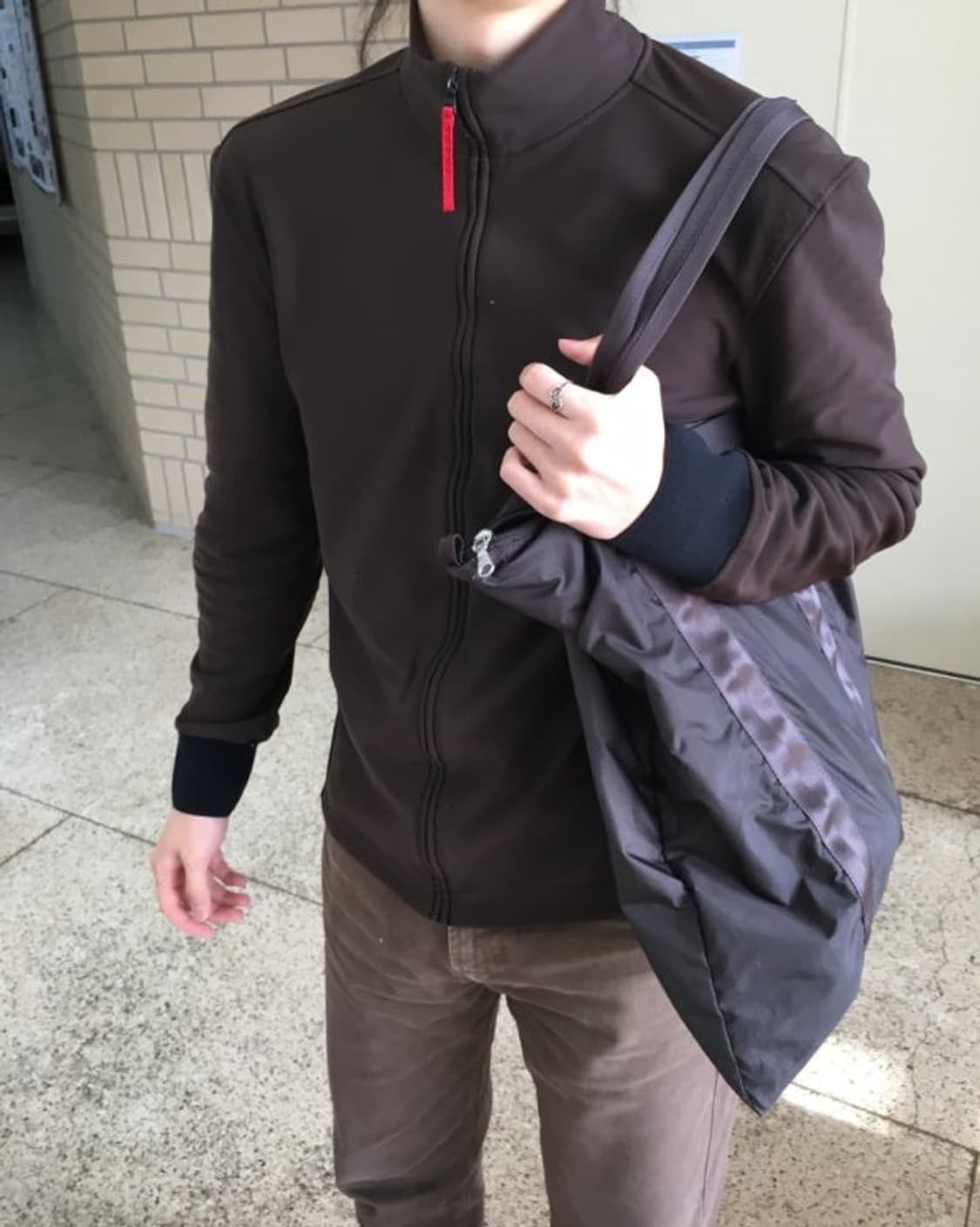 프라다 스포츠 하이넥 집업 구함 상품이미지1