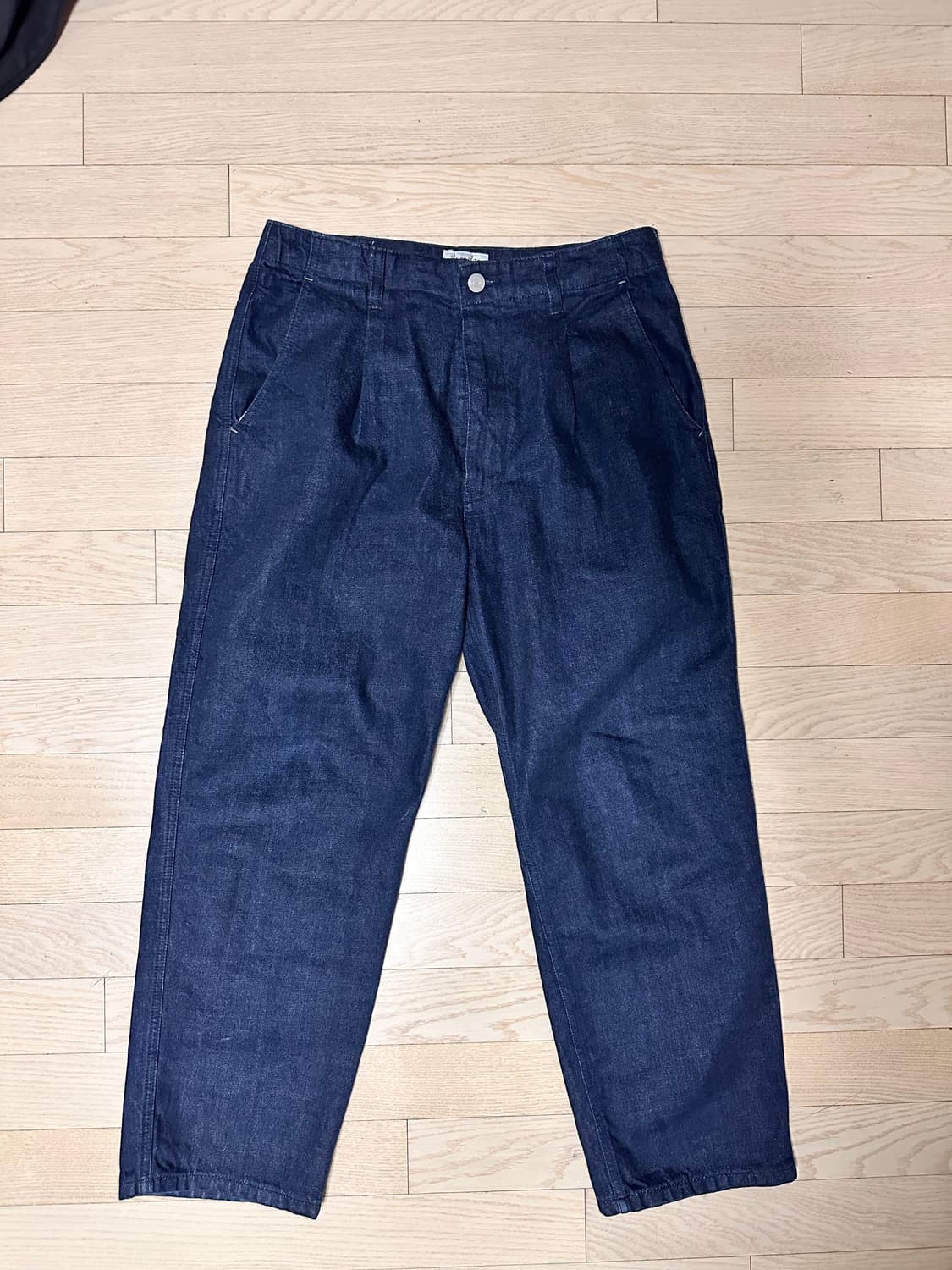 스티븐알란 원턱 루즈 데님 팬츠 상품이미지6