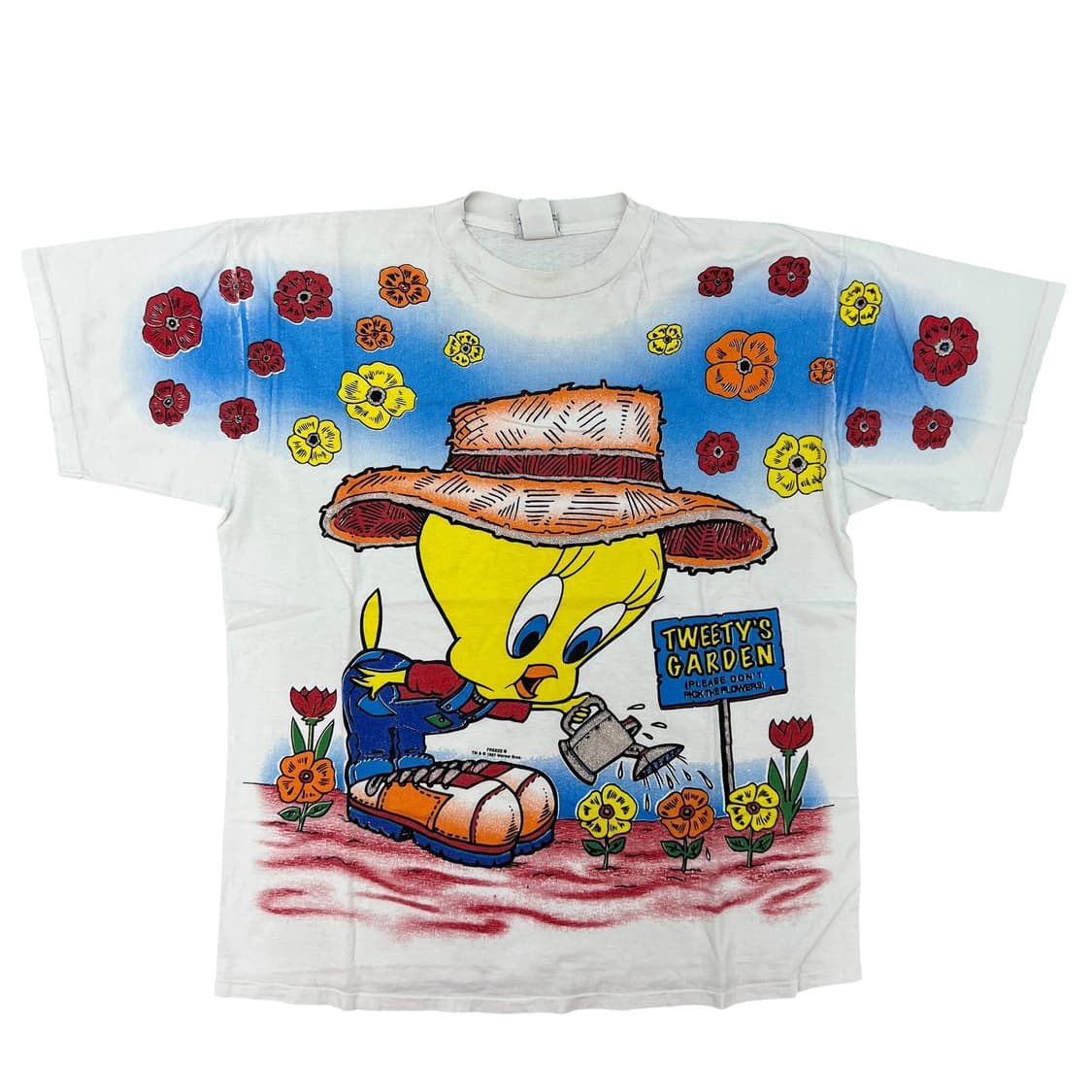 빈티지 90s Looney Tunes Tweety AOP 티셔츠 상품이미지1