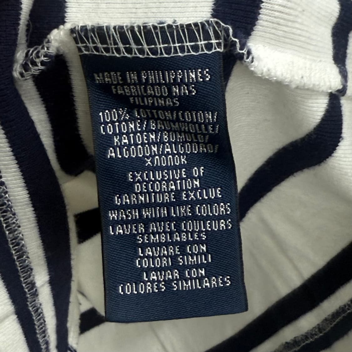 폴로 랄프로렌 스포츠 스트라이프 롱슬리브 (L) 상품이미지3