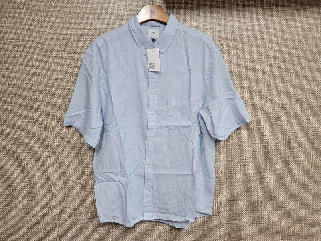 L 105~110사이즈 H&m 반팔 셔츠 새상품  상품이미지1