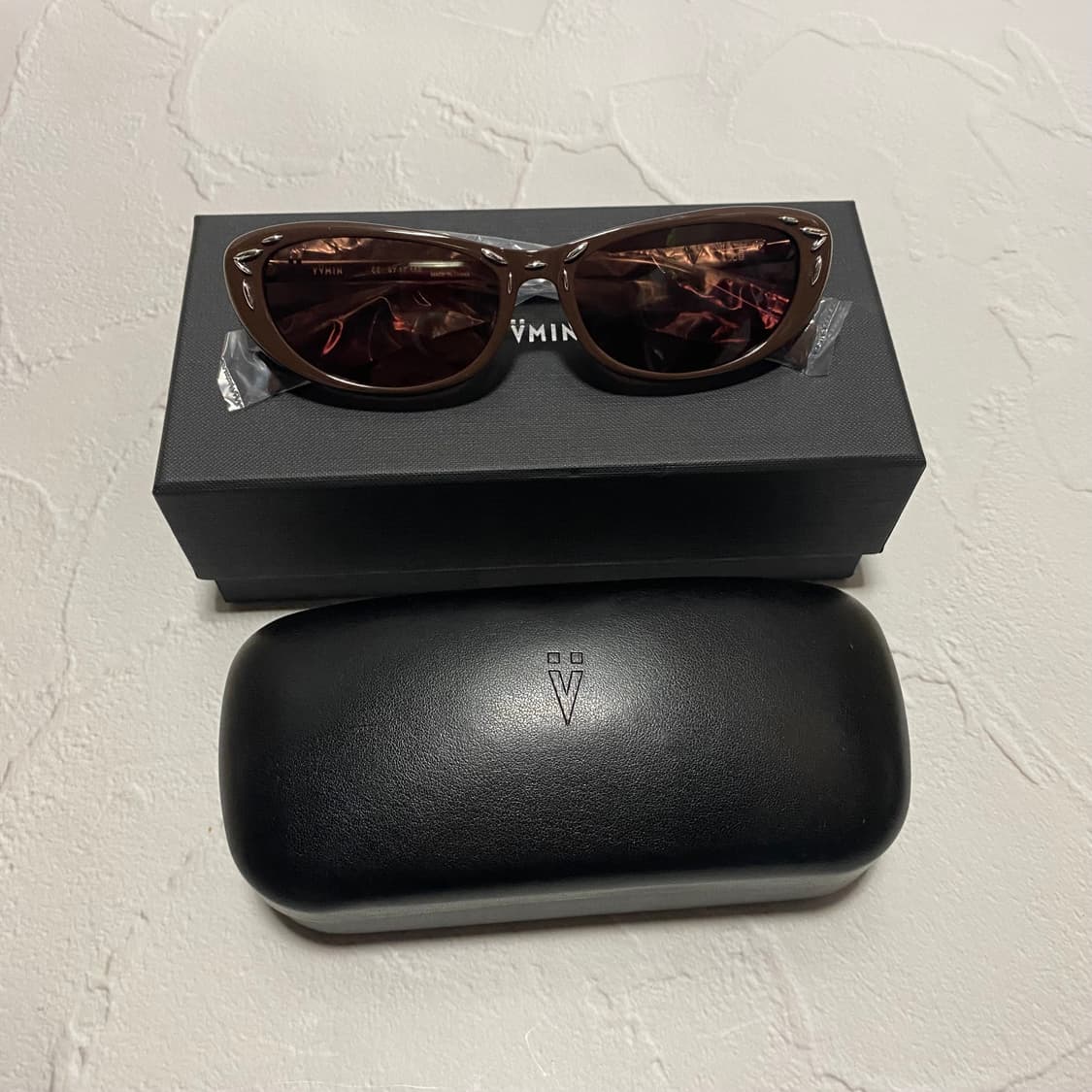 위민 Ripple 메탈 인레이드 선글라스 브라운컬러 상품이미지1