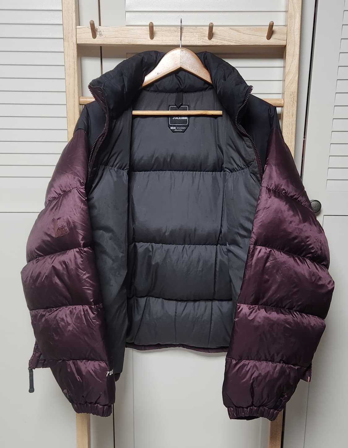 노스페이스 버건디 700 눕시 패딩 자켓 상품이미지6