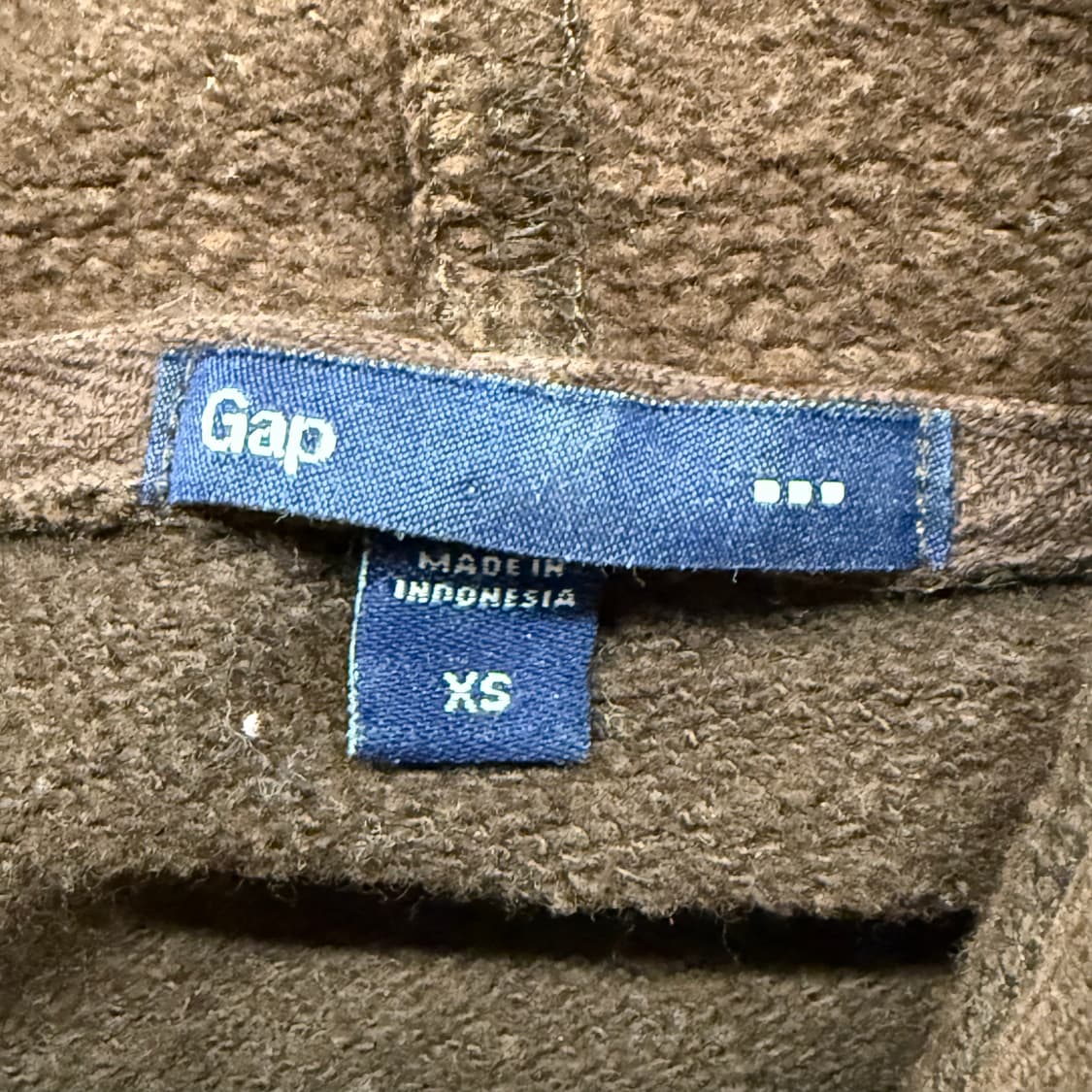 갭 브라운 초코 후드티 상품이미지5