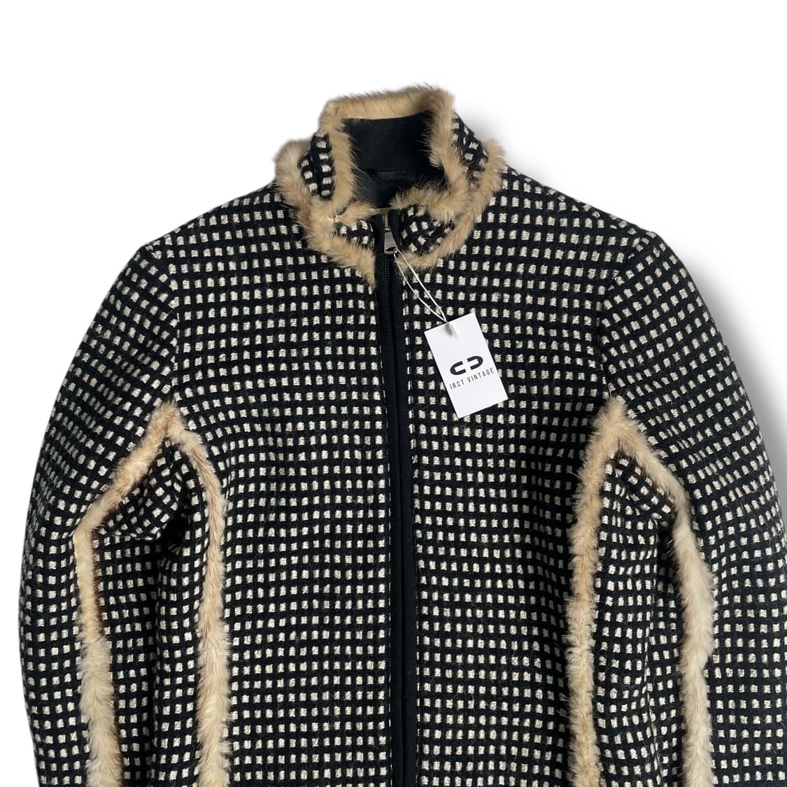 지안프랑코 페레 라니울&밍크 퍼 집업 자켓 (italy)   상품이미지2