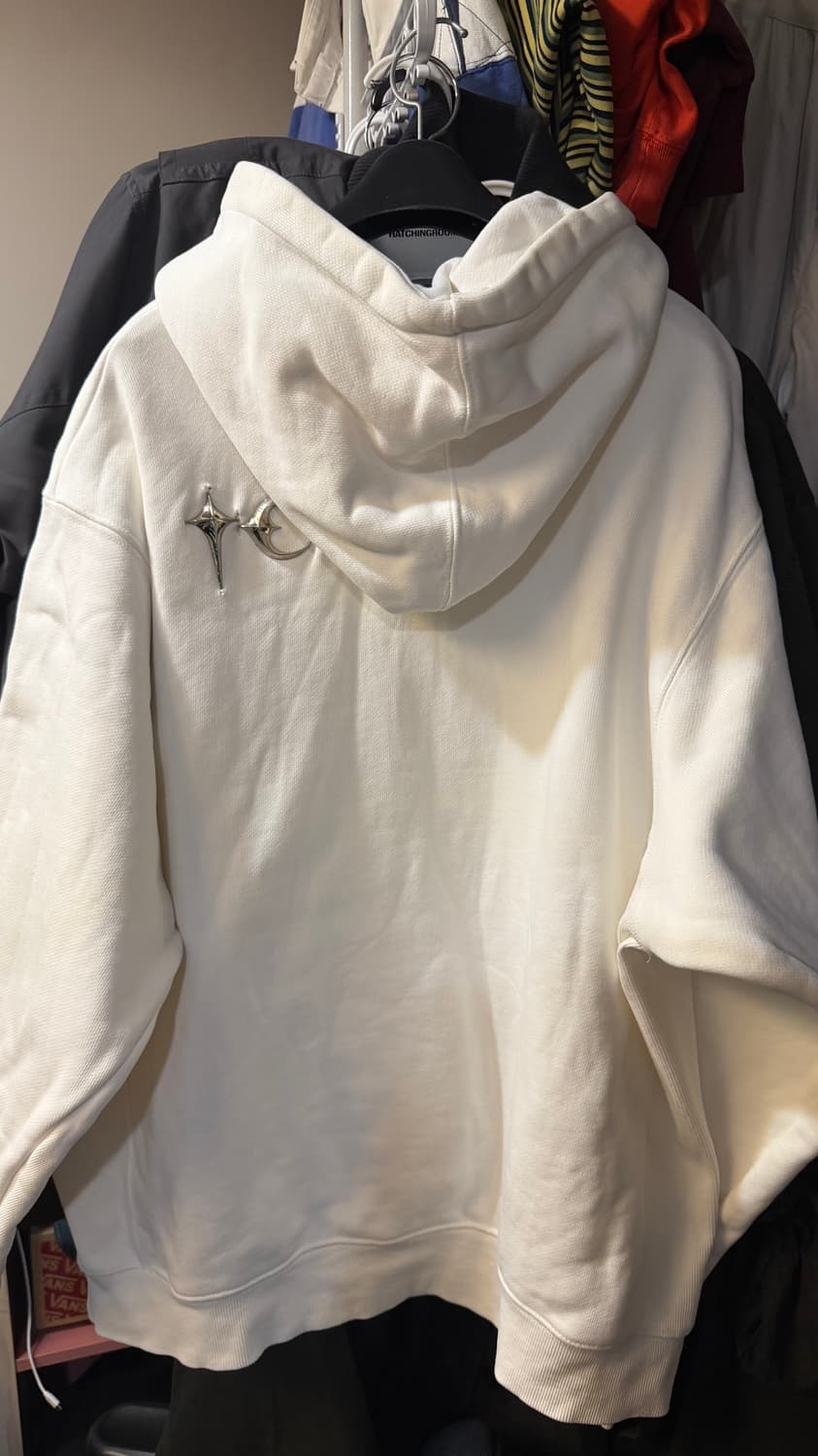 떠그 클럽 아머 후드 화이트 3사이즈 상품이미지2