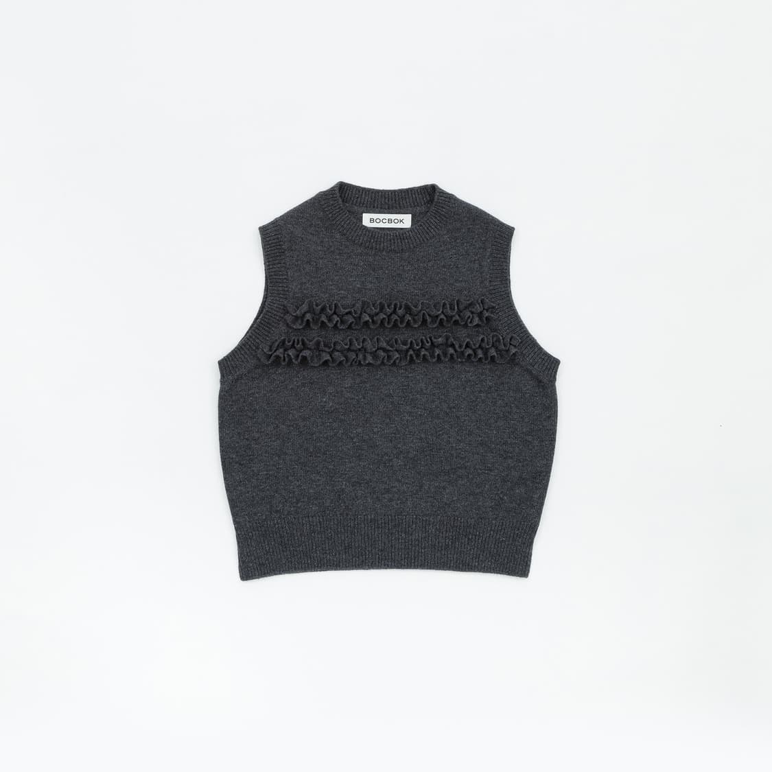 복복 FRILL-FRILL VEST (GREY)  상품이미지2