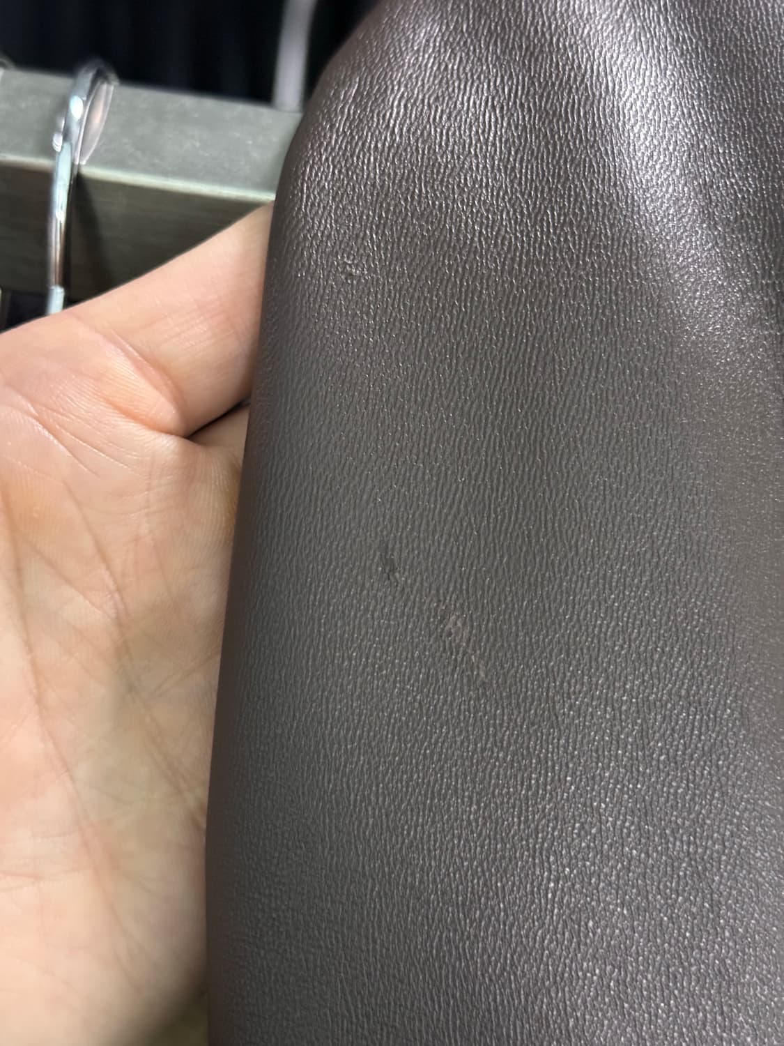 론딕 브라운 가죽 양가죽 자켓 95 M 블레이져 스티치 상품이미지8