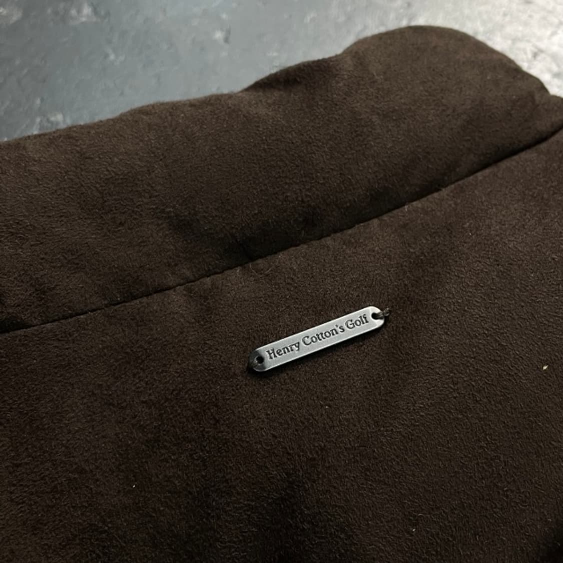 100 헨리코튼 골프 스웨이드 경량패딩  상품이미지8