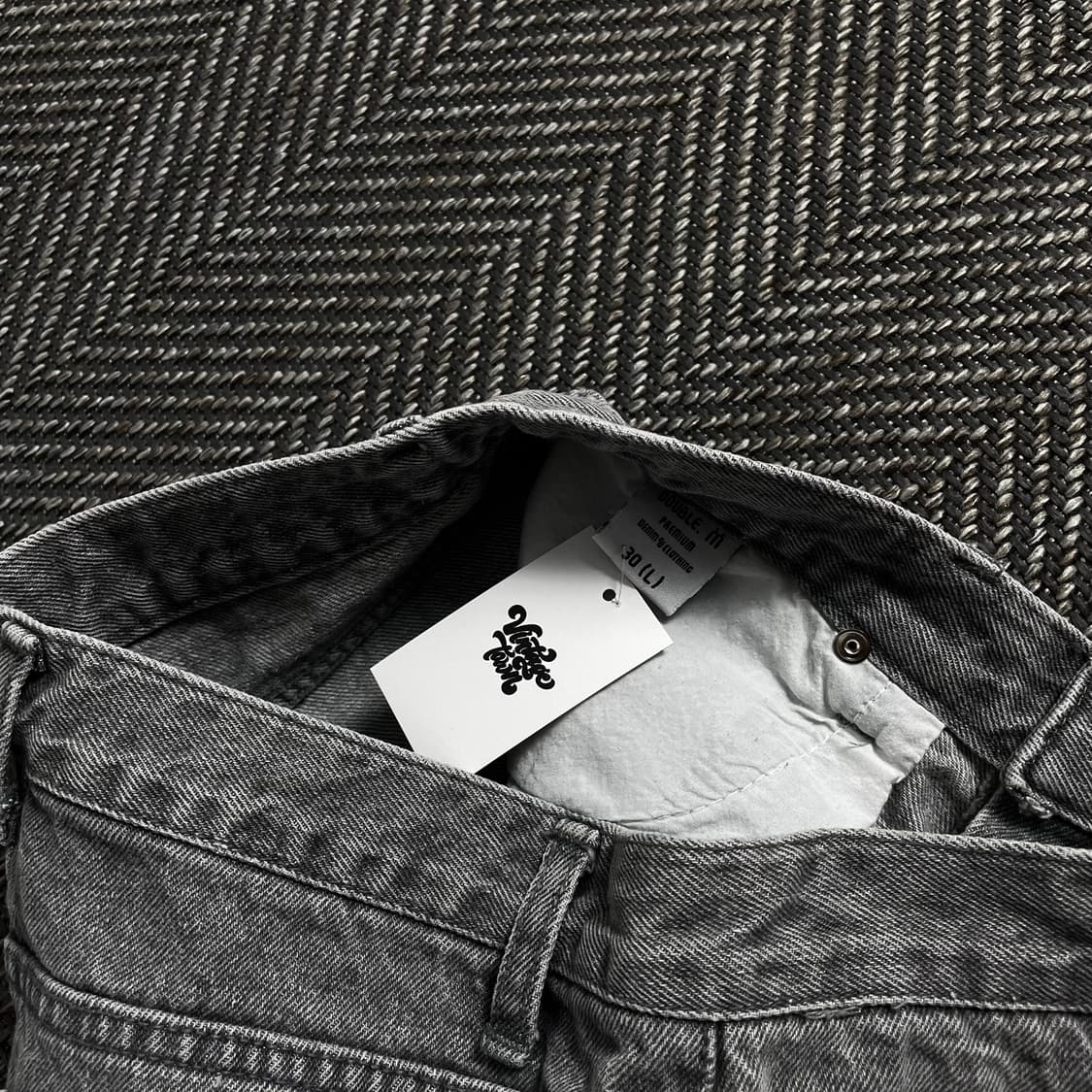 빈티지 우먼스 데님 커팅 숏 팬츠o 3888 상품이미지4