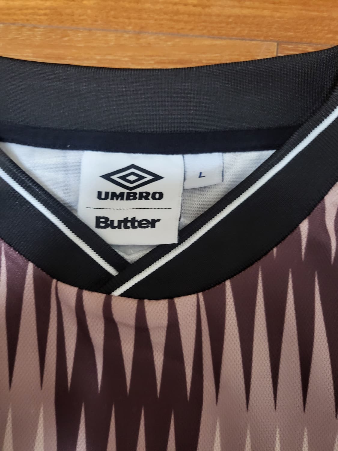 엄브로 x 버터굿즈 Butter goods 반팔 옵티컬 져지 저지 L 상품이미지9