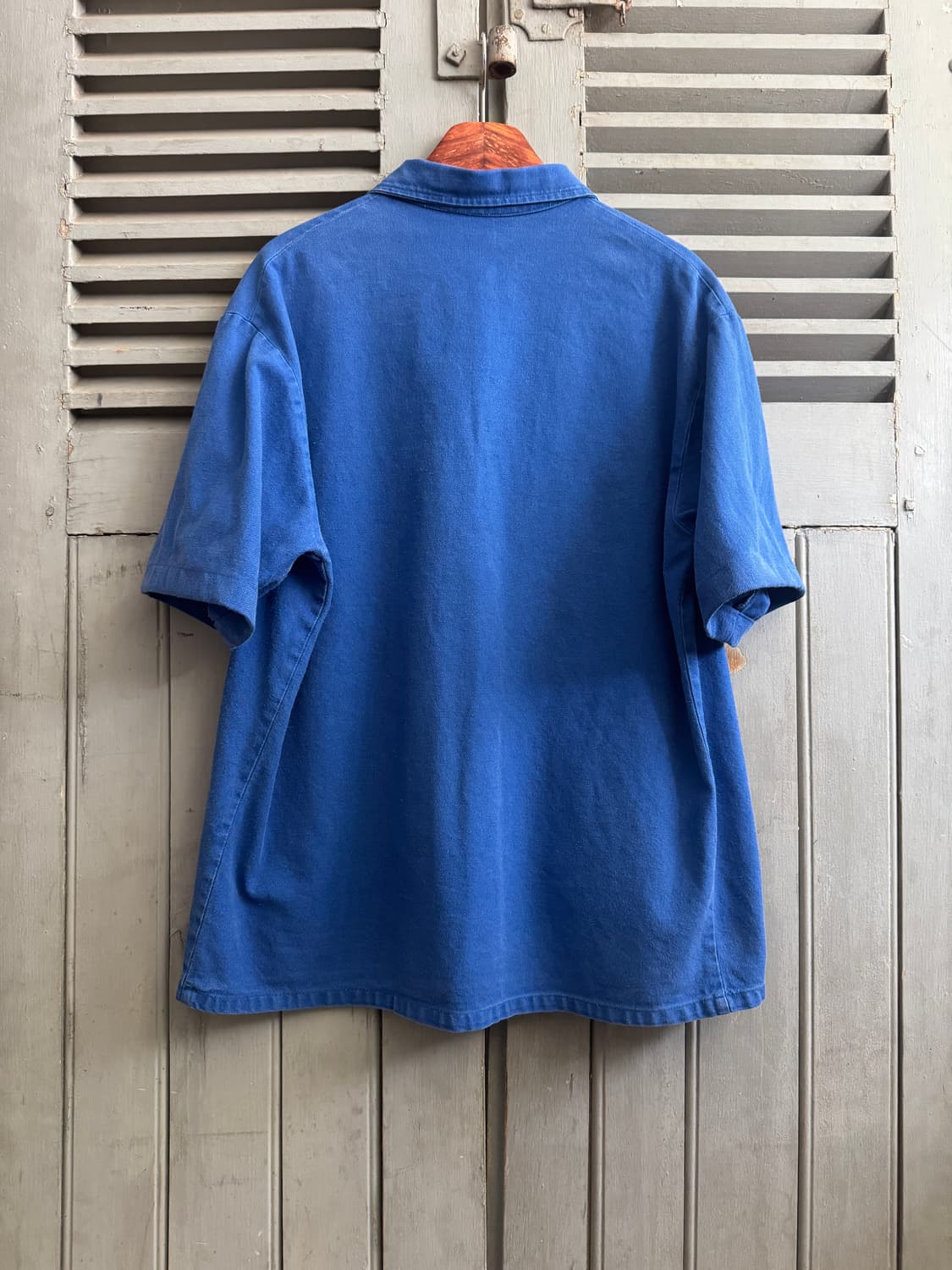 [XL]7~80's 빈티지 워싱 하프 프렌치 워크자켓 상품이미지6