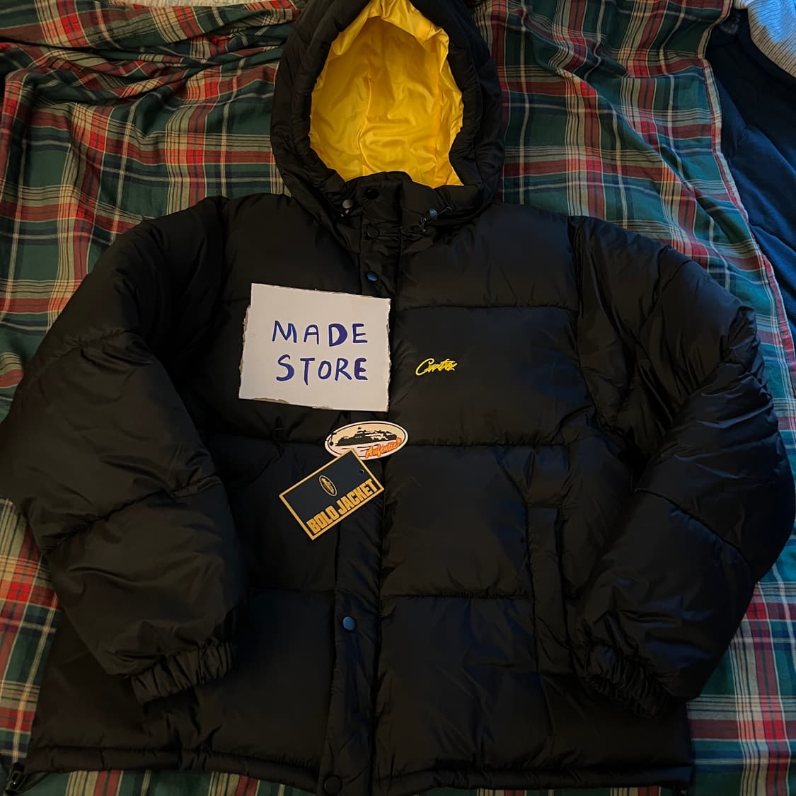 코르테이즈 눕시 패딩 볼로 자켓  2 블랙 상품이미지1