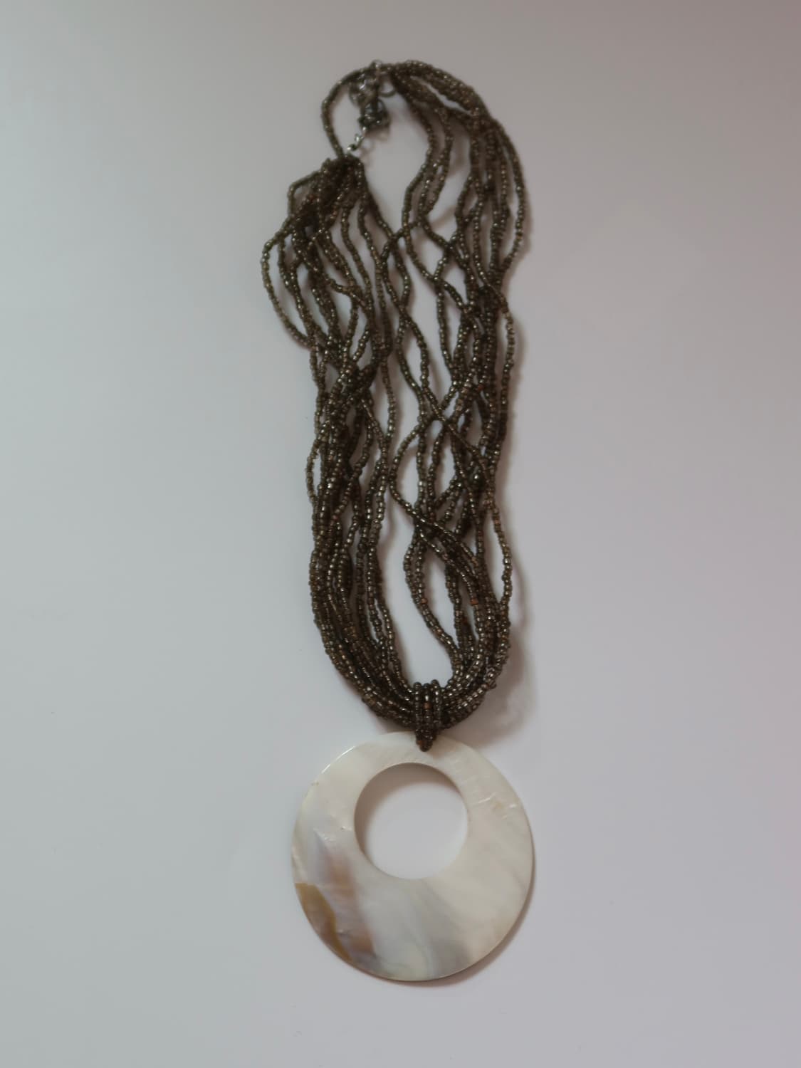 shell circle necklace 상품이미지3