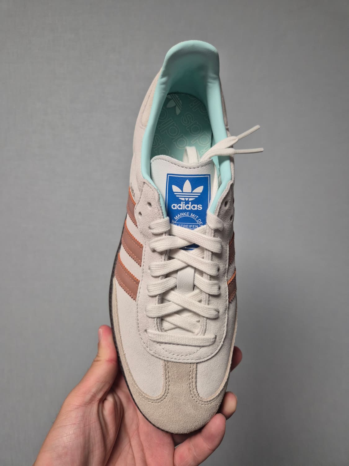 [새상품/265] 아디다스 삼바 OG 크리스탈 화이트 클레이 스트라타 상품이미지2