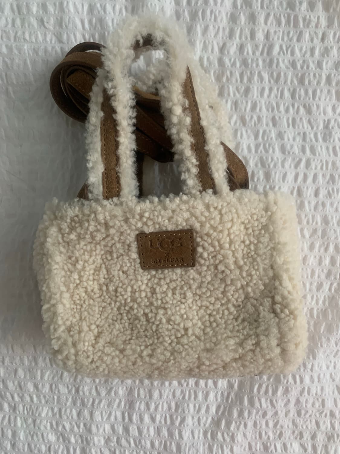 텔파어그 리버스 스몰 쇼핑백 내츄럴 상품이미지3