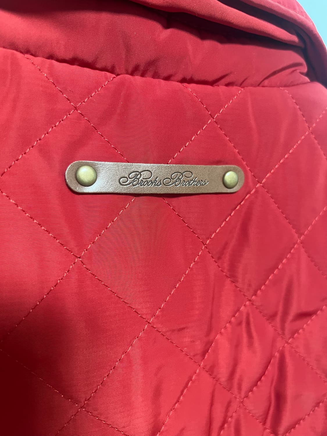 브룩스브라더스 레드 퀼팅 조끼 상품이미지7