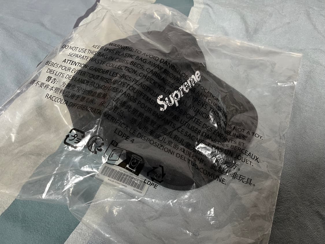 [OS] 슈프림 24ss 워시드 치노 트윌 캠프캡 블랙 상품이미지3