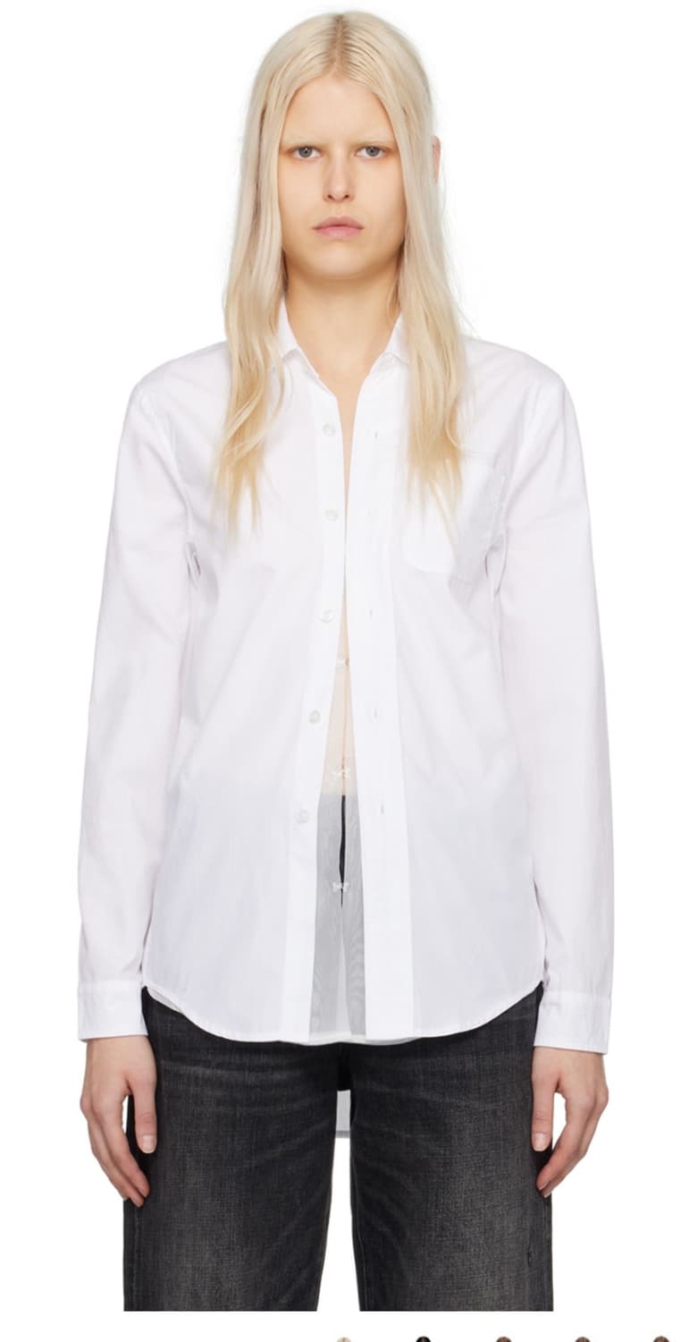 R13 알써틴 폴드아웃 셔츠 L 새상품 상품이미지4