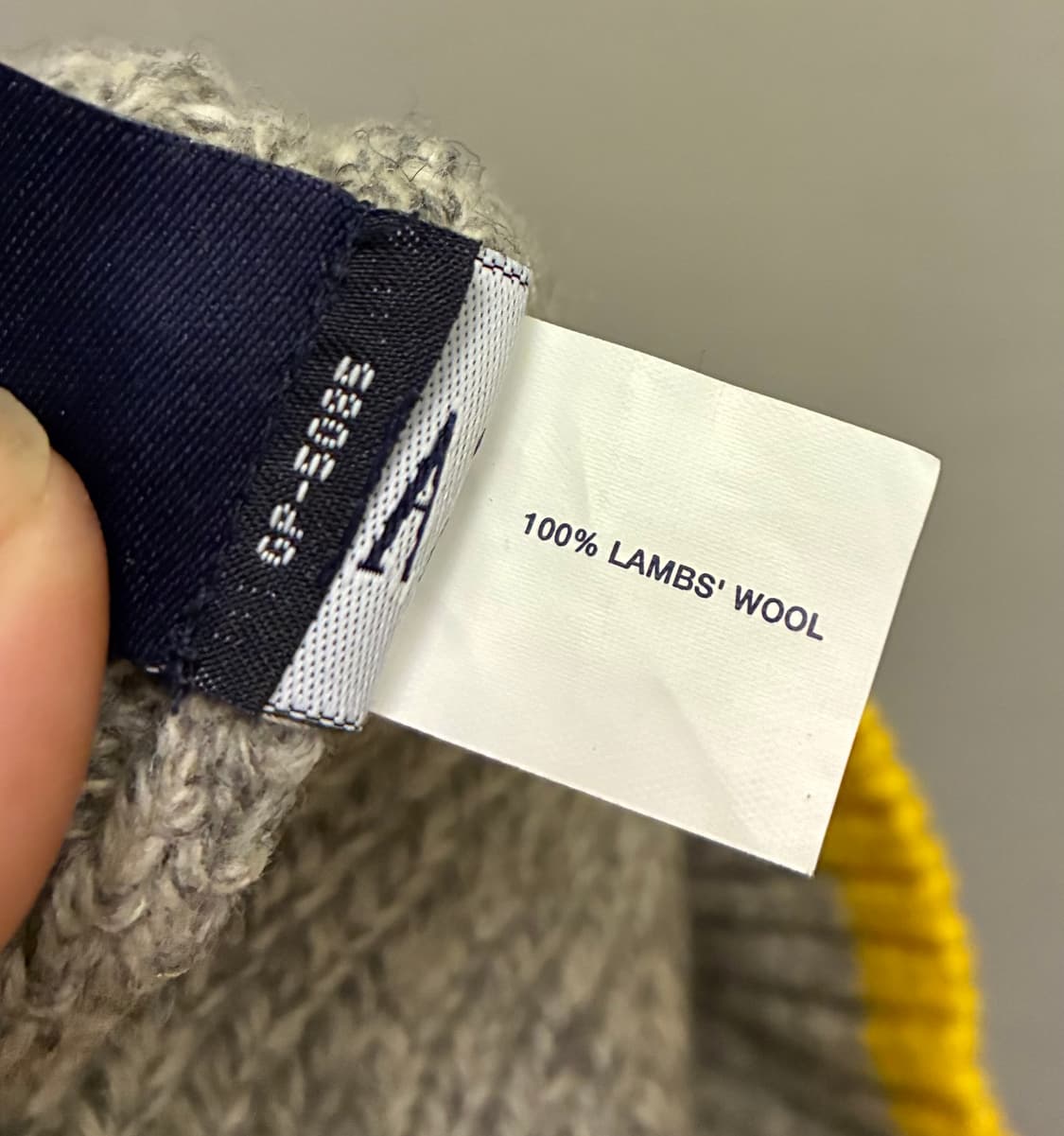 (F)GAP 갭 램스울 오트밀 그레이 배색 숏비니 와치캡 상품이미지9