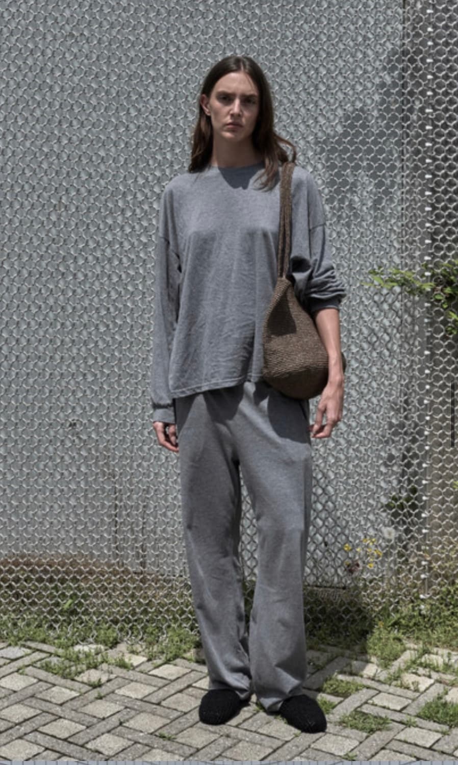 세트1]mudule ramble tee, pants grey 상품이미지1