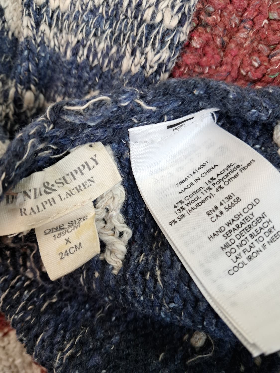 데님앤서플라이스 성조기 코튼목도리 상품이미지3