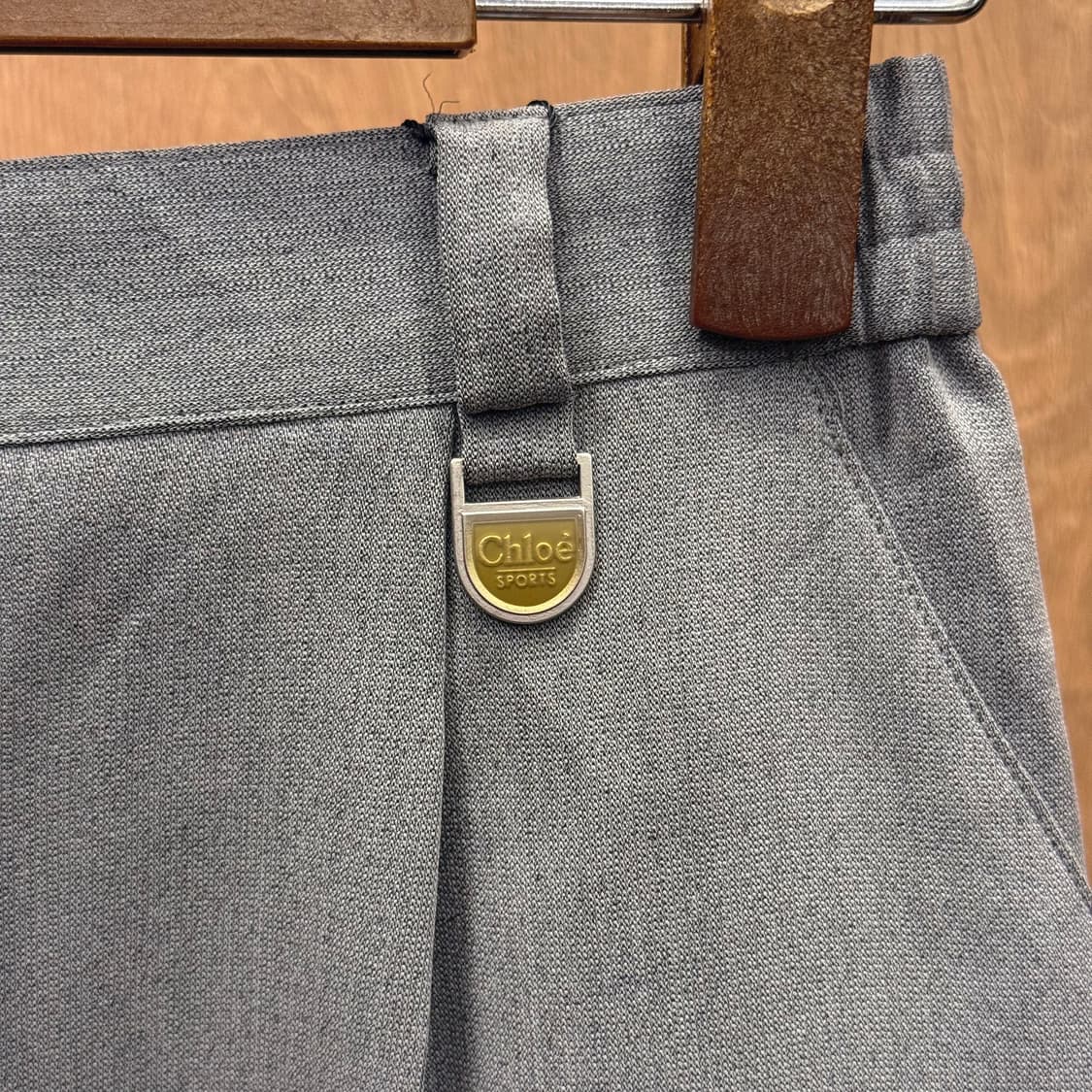 끌로에 하프 팬츠 슬랙스 핀턱 와이드핏 디테일 밴딩 반바지 그레이 상품이미지6