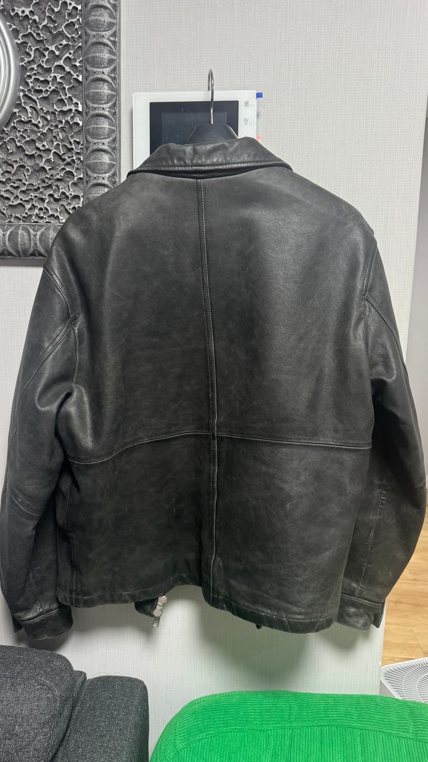 해칭룸 vtg 레더 블루종 차콜 3(M)사이즈 상품이미지2