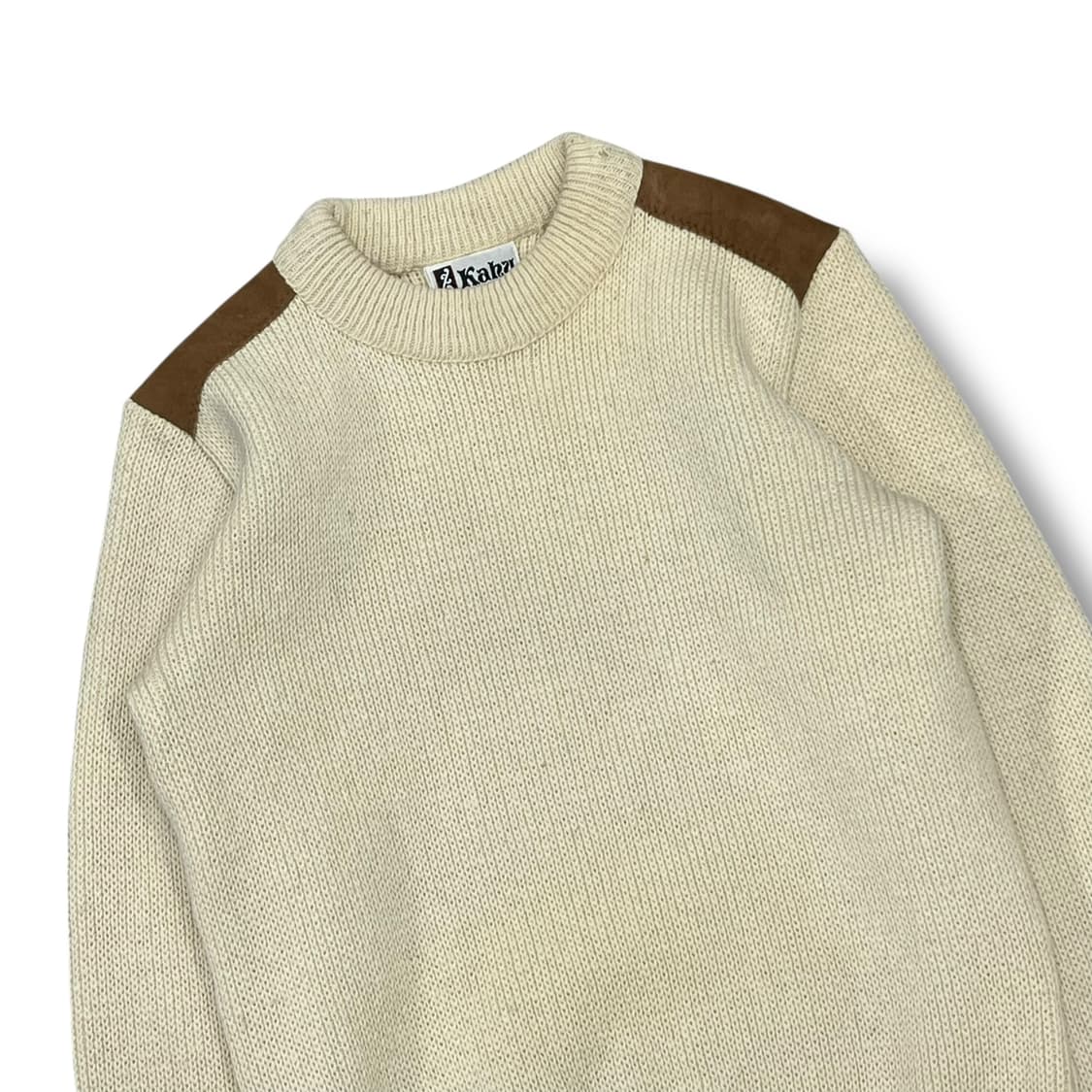 스웨이드 패치 울니트 s08383 상품이미지4