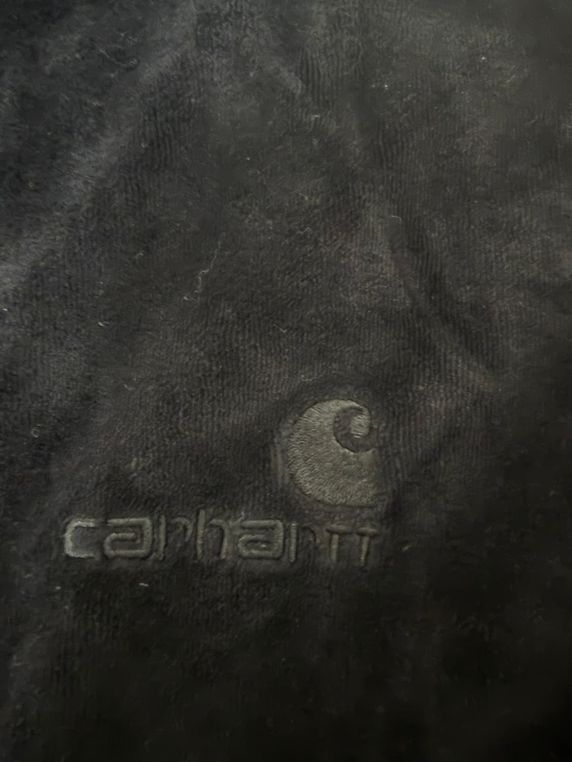 칼하트 윕 벨벳 블랙 스윗셔츠 맨투맨 상품이미지3