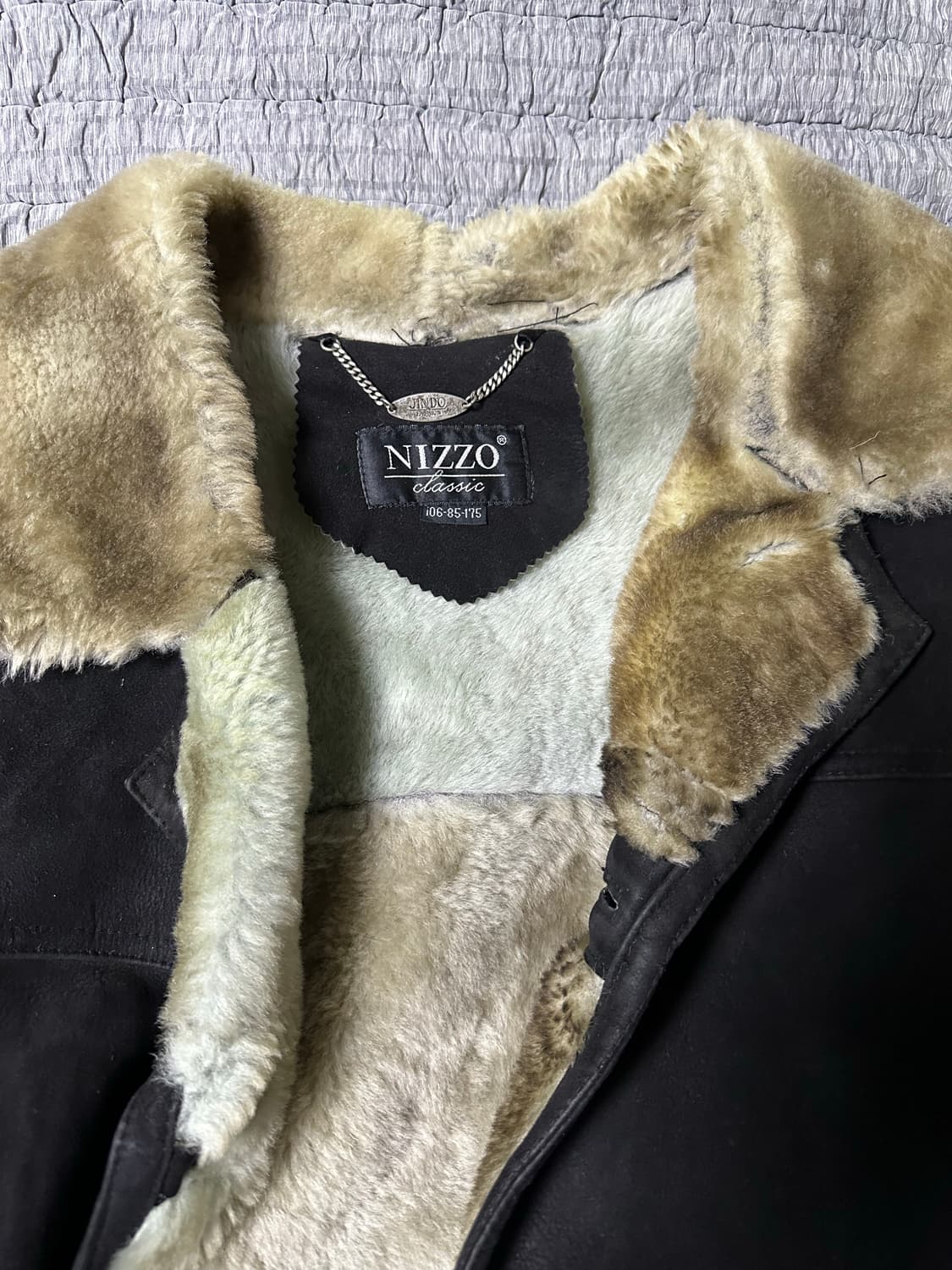 NIZZO 남성 무스탕 코트 상품이미지3